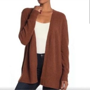 Madewell Walker Open Front Cardigan Wool Sweater